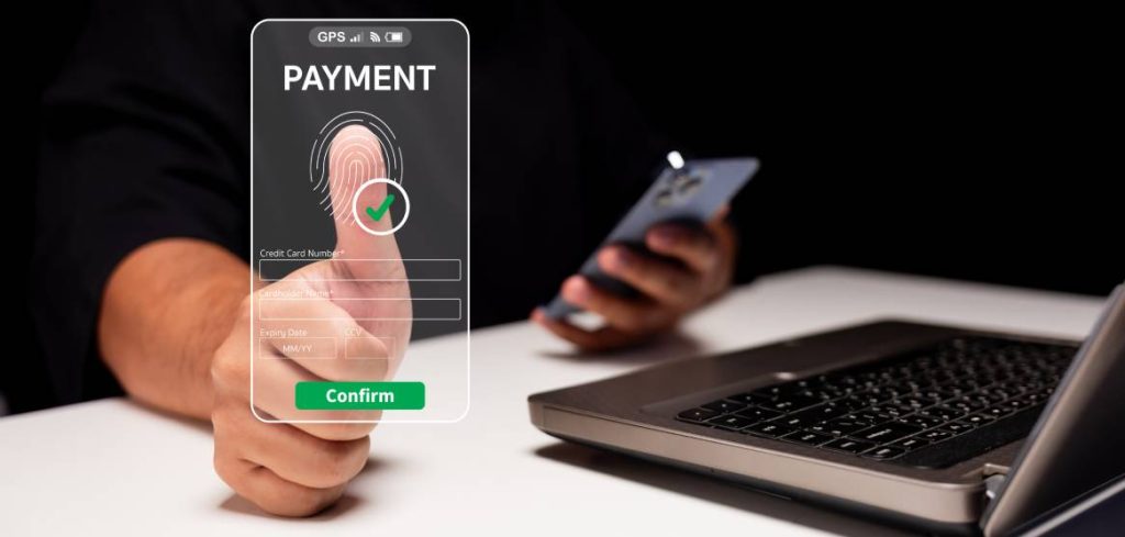 Tecnología biométrica para completar pagos electrónicos